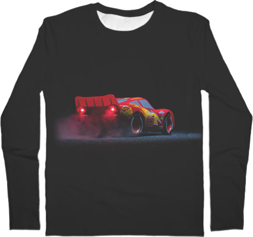 Men's Longsleeve Shirt 3D - Молния Маквин Тачки - Mfest