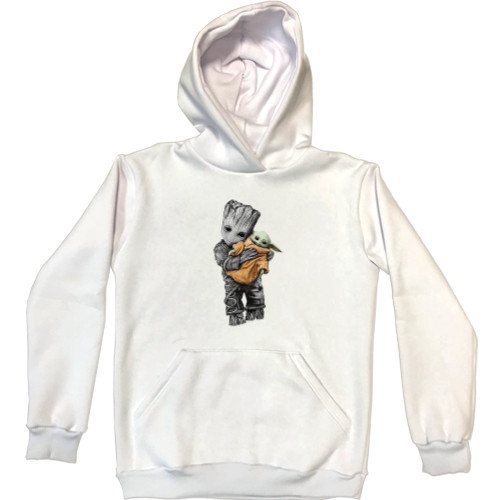 Unisex Hoodie - Беби Йода и Грут - Mfest