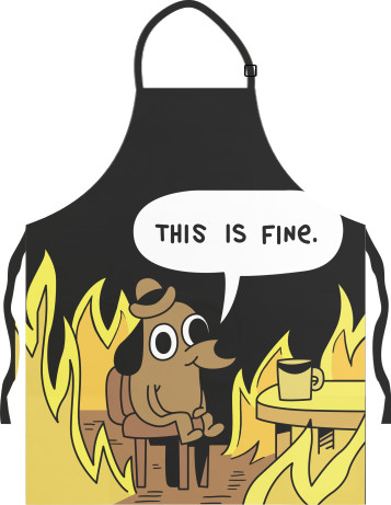 Фартук легкий - This is fine - Mfest