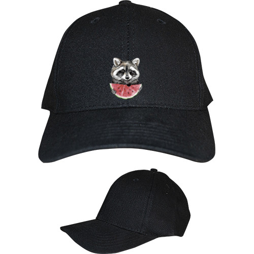 Kids' Baseball Cap 6-panel - Енот 4 - Mfest