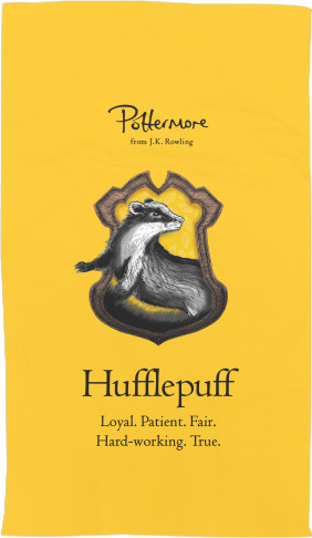 Рушник 3D - Hufflepuff - Mfest