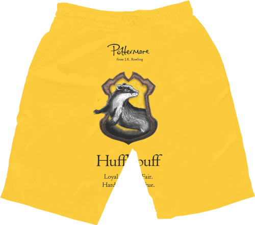 Men's Shorts 3D - Hufflepuff - Mfest