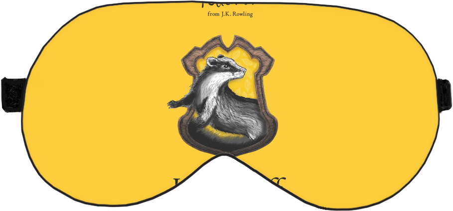 Sleep Mask 3D - Hufflepuff - Mfest