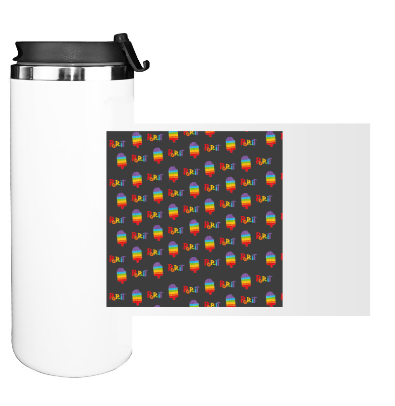 Water Bottle on Tumbler - Pop It  Ice Cream - Mfest