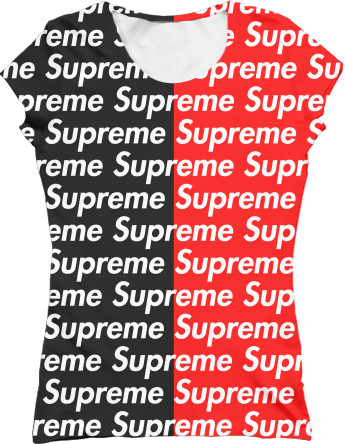 Women's T-Shirt 3D - Supreme [7] - Mfest