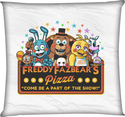 Square Throw Pillow - Five Nights At Freddy's 2 - Mfest