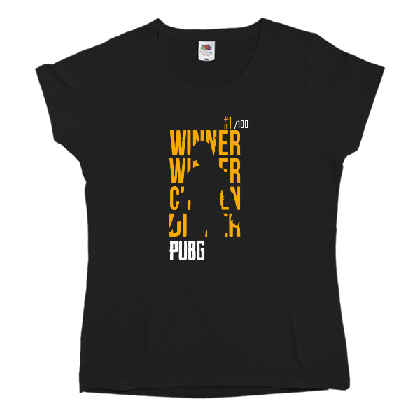 PlayerUnknown’s Battlegrounds (PUBG) - Women's T-shirt Fruit of the loom - PUBG - Mfest