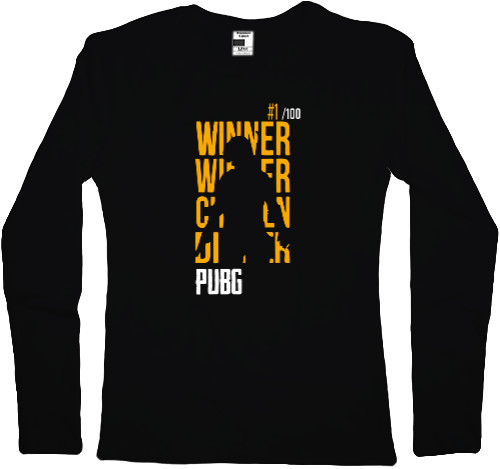 PlayerUnknown’s Battlegrounds (PUBG) - Women's Longsleeve Shirt - PUBG - Mfest