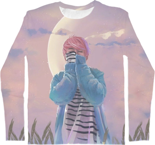 Men's Longsleeve Shirt 3D - BTS Jimin - Mfest