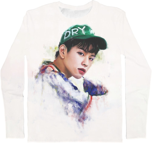 Men's Longsleeve Shirt 3D - Seungmin - Mfest