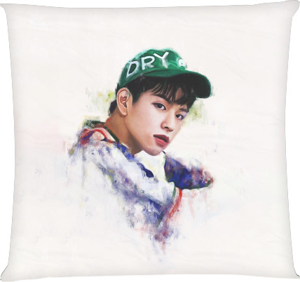 Square Throw Pillow - Seungmin - Mfest