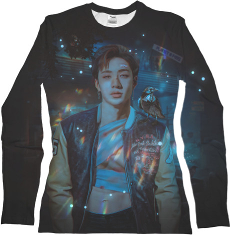 Women's Longsleeve Shirt 3D - Bang Chan - Mfest