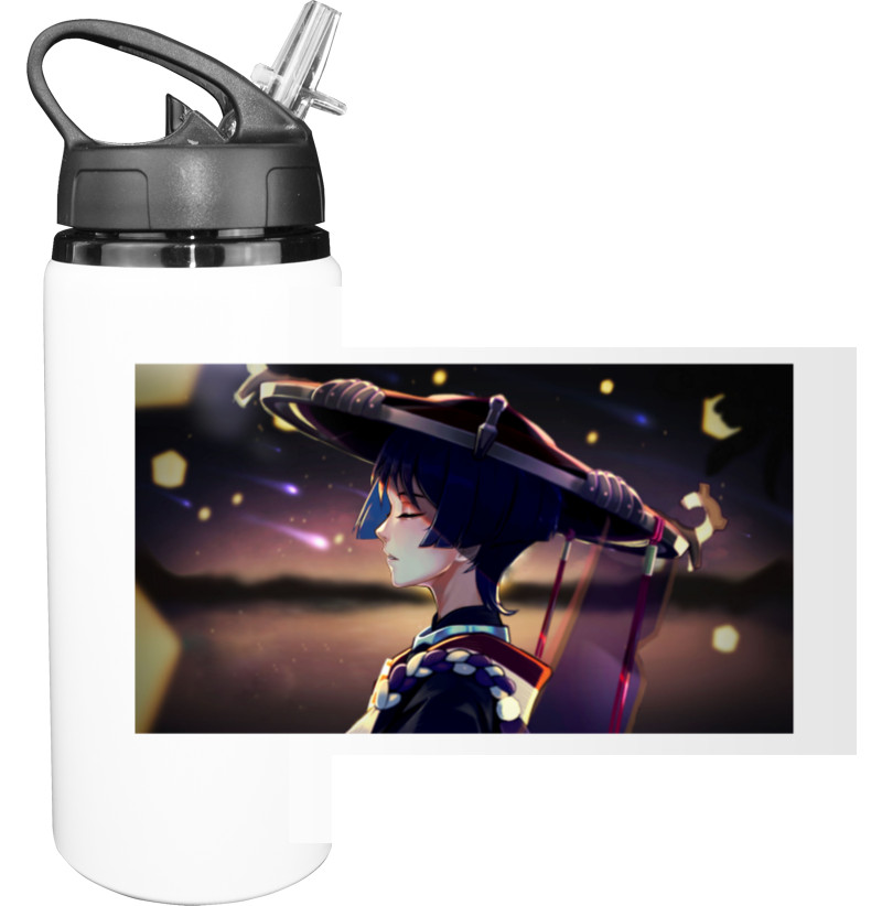 Sport Water Bottle - Genshin Impact Scaramouche - Mfest