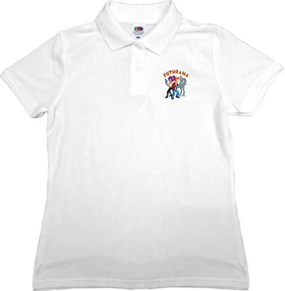 Women's Polo Shirt Fruit of the loom - Futurama (Футурама) 1 - Mfest