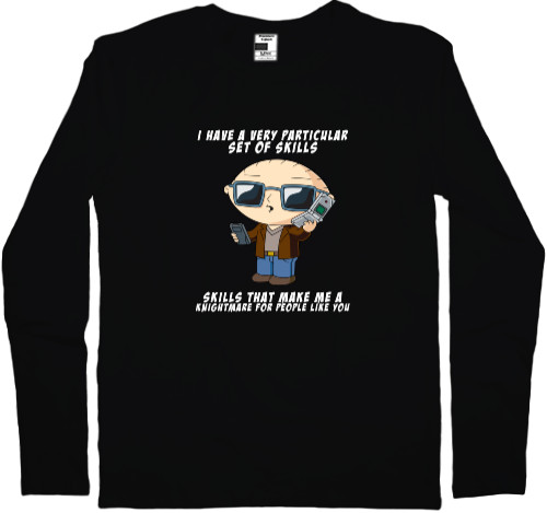 Men's Longsleeve Shirt - Стьюи Гриффин (Stewie Griffin) 1 - Mfest