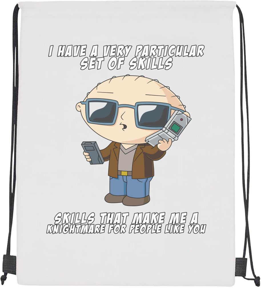 Drawstring Bag - Стьюи Гриффин (Stewie Griffin) 1 - Mfest