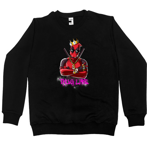 Men’s Premium Sweatshirt - Deadpool (Ганста Дедпул) - Mfest