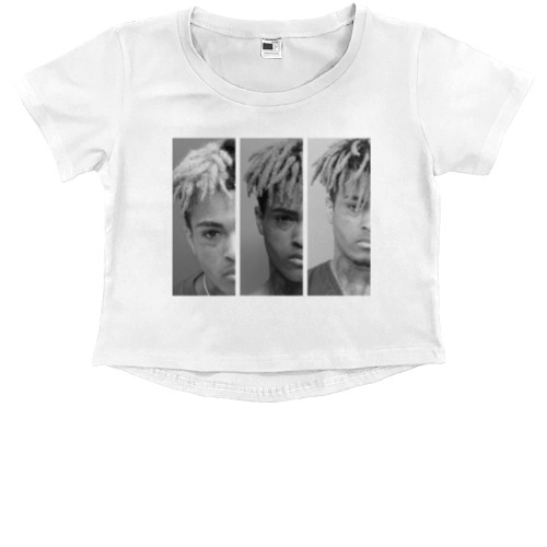 Kids' Premium Cropped T-Shirt - XXXTENTACION (1) - Mfest