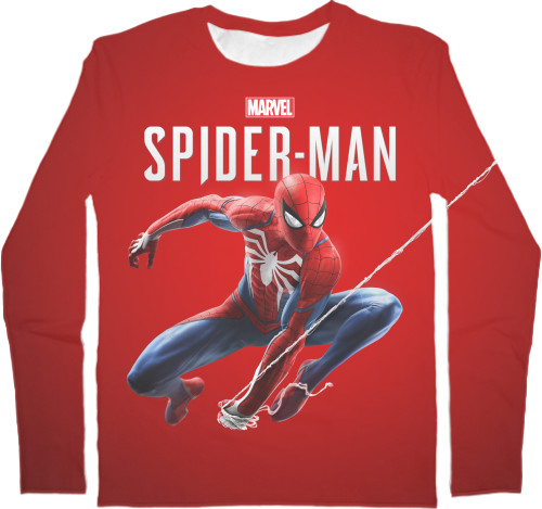 Men's Longsleeve Shirt 3D - Человек паук (Spider-man) - Mfest