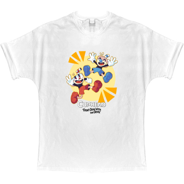 T-shirt Oversize - CupHead (2) - Mfest