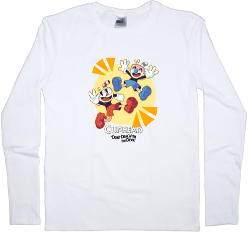 Men's Longsleeve Shirt - CupHead (2) - Mfest