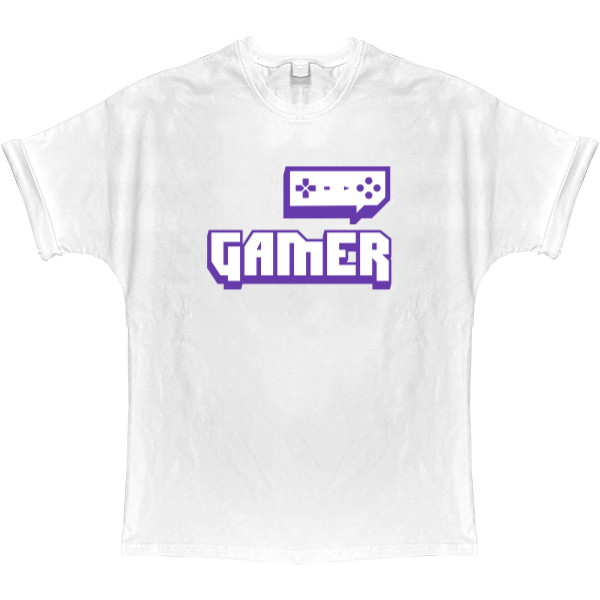 T-shirt Oversize - Gamer (Twitch) - Mfest