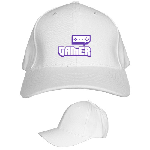 Kids' Baseball Cap 6-panel - Gamer (Twitch) - Mfest