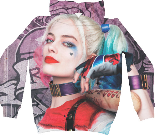 Kids' Hoodie 3D - Харли Квинн (Harley Quinn) - Mfest