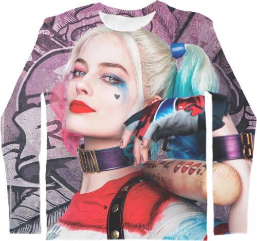 Kids' Longsleeve Shirt 3D - Харли Квинн (Harley Quinn) - Mfest