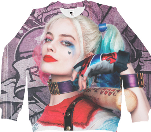 Kids' Sweatshirt 3D - Харли Квинн (Harley Quinn) - Mfest