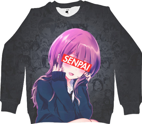 Men's Sweatshirt 3D - Anime Senpai 4 - Mfest