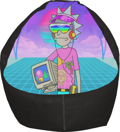 Bean Bag Chair - Rick and Morty (Retro Style) 2 - Mfest