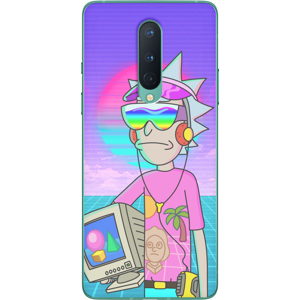 Чехол OnePlus - Rick and Morty (Retro Style) 2 - Mfest