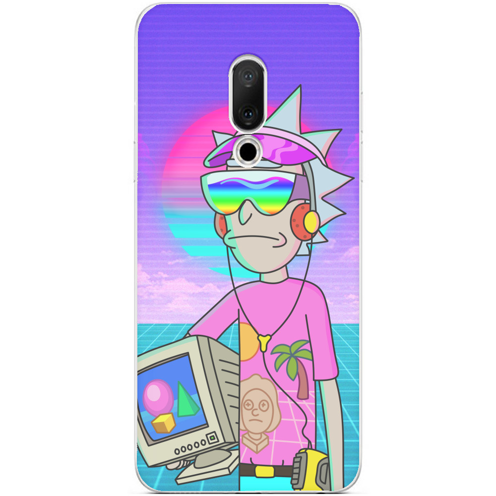 Чехол Meizu - Rick and Morty (Retro Style) 2 - Mfest