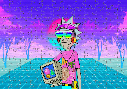 Пазл - Rick and Morty (Retro Style) 2 - Mfest