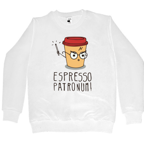 Свитшот Премиум Женский - ESPRESSO PATRONUM - Mfest