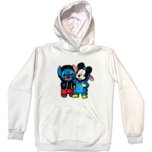 Kids' Premium Hoodie - Стич и Микки Маус - Mfest