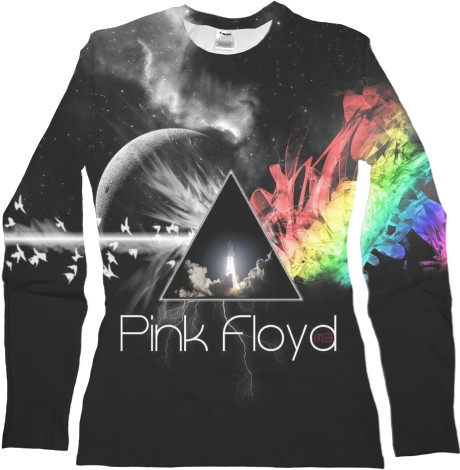 Women's Longsleeve Shirt 3D - Pink Floyd - Mfest