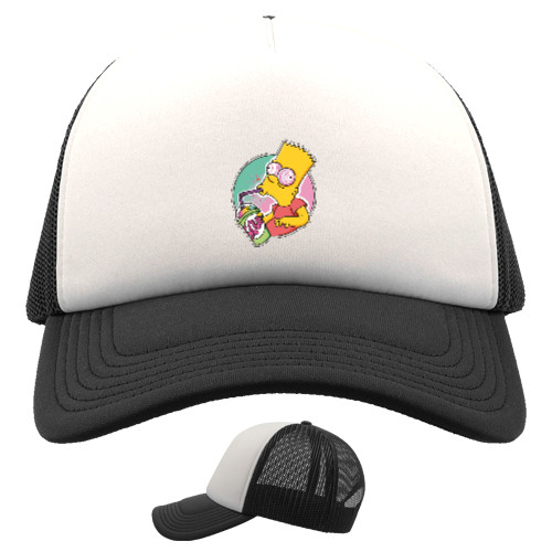 Kids' Trucker Cap - Барт Симсон - Mfest