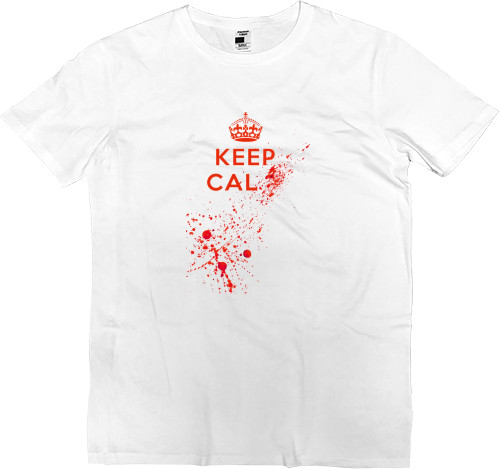 Футболка Преміум Чоловіча - Keep calm blood - Mfest