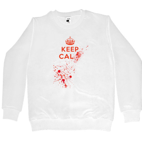 Світшот Преміум Чоловічий - Keep calm blood - Mfest