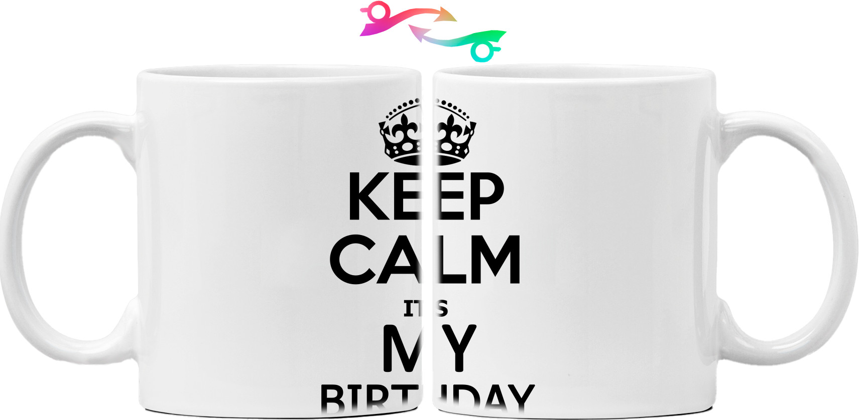 Кружка - Keep calm its my birthday - Mfest