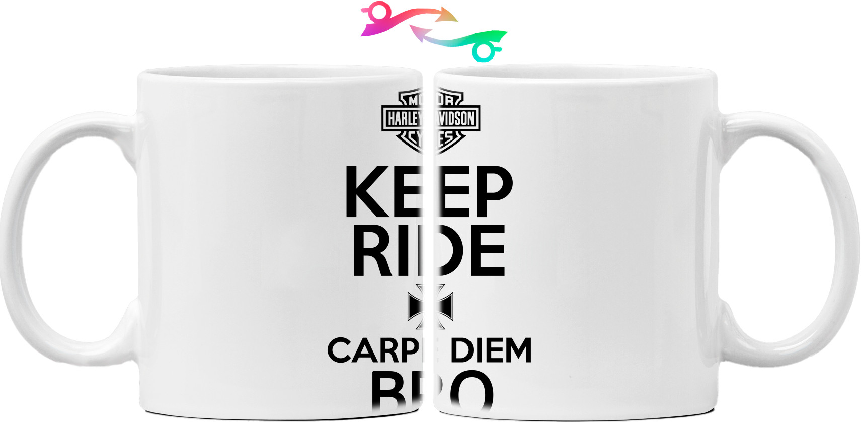 Mug - Keep calm Harley Davidson - Mfest