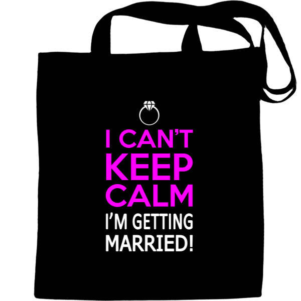 Еко-Сумка для шопінгу - Keep calm getting married - Mfest