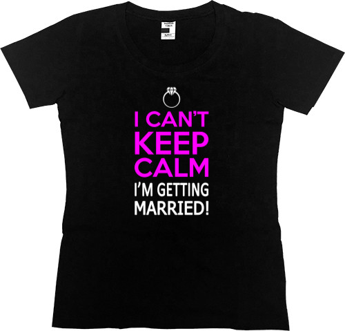 Keep calm getting married