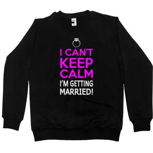 Men’s Premium Sweatshirt - Keep calm getting married - Mfest