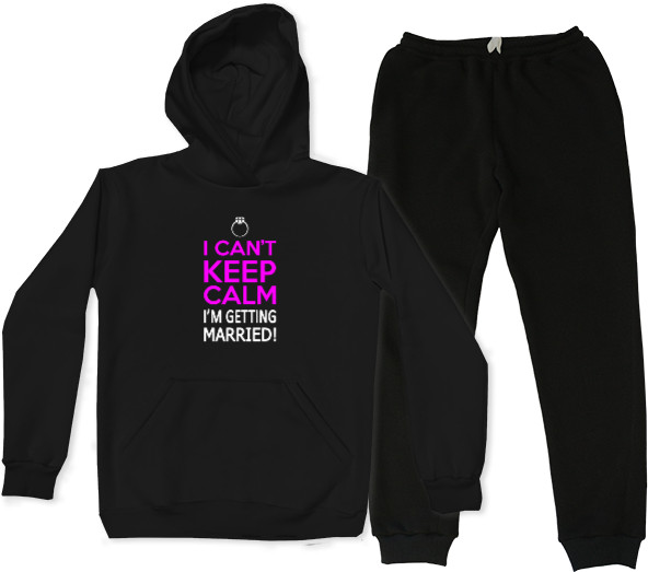 Sports suit for women - Keep calm getting married - Mfest