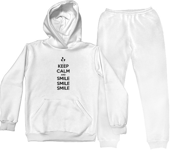 Sports suit for women - Keep calm and smile - Mfest