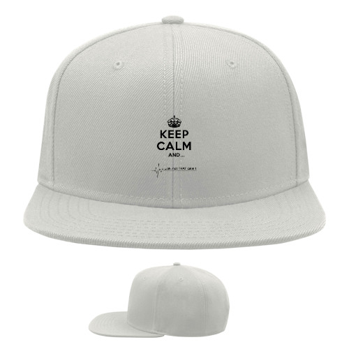 Snapback Baseball Cap - Keep calm and not that calm - Mfest