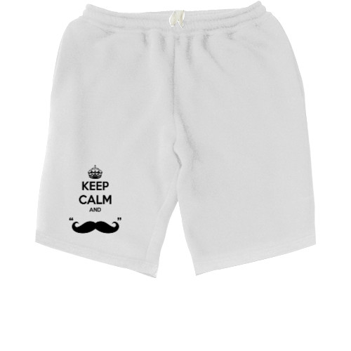 Kids' Shorts - Keep calm and Moustache - Mfest